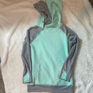Double hood pullover sweatshirt